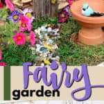 how to start a fairy garden pin image