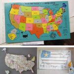 She took one incomplete wood U.S. map puzzle and turned it into two projects perfect for your home! (Amanda Formaro, Crafts by Amanda)
