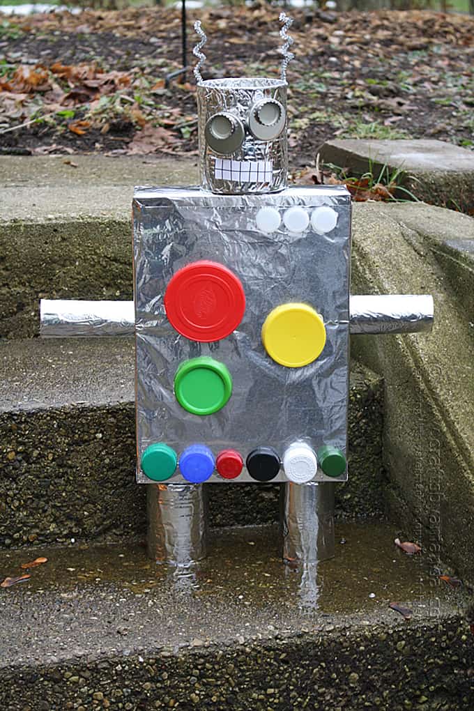 Make a Robot from a Cereal Box, by Amanda Formaro of Crafts by Amanda