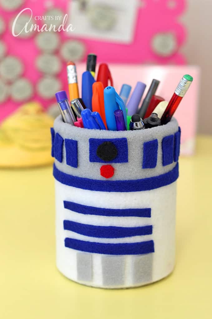 R2-D2 Pencil Holder holder pens and markers