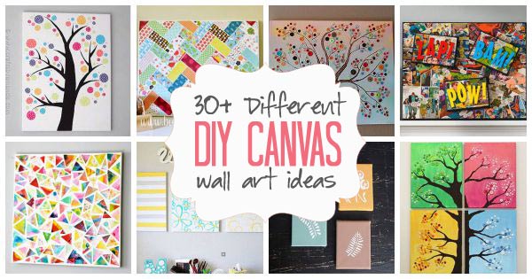 Diy Canvas Wall Art Ideas 35 Canvas Tutorials