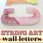 string art wall letters pin image