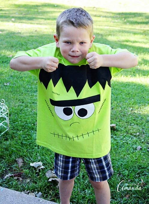 Frankenstein Shirt: Make it for Halloween: for kids or adults!