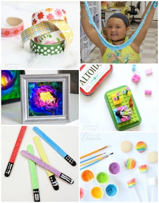 Colorful Kid's Crafts - more than 55 colorful craft ideas