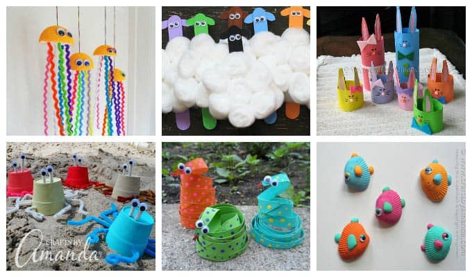 Colorful Kid's Crafts - more than 55 colorful craft ideas