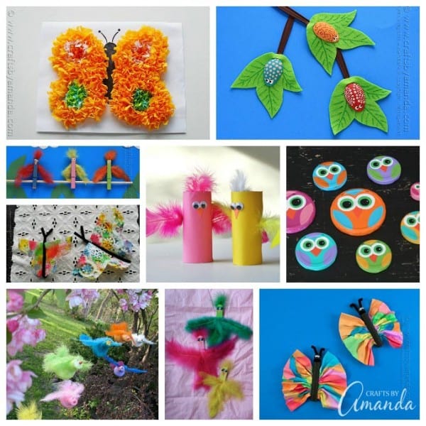 Colorful Kid's Crafts - more than 55 colorful craft ideas