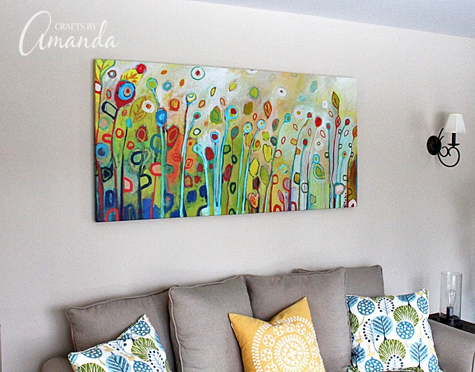 diy living room canvas art