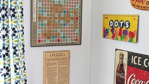 There are lots of ways to repurpose game boards. Wall art, jewelry boxes, frames, game board purses even! Here's a quick way to repurpose game boards into fun wall art, perfect for a game room or family room.