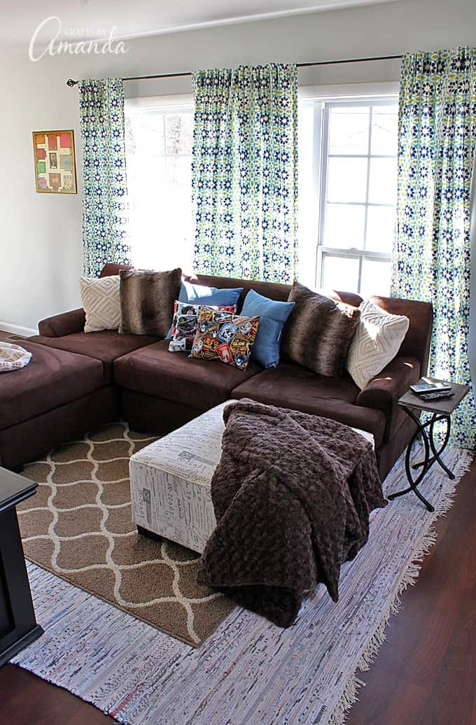 Movie Theater Family Room Makeover