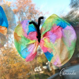 Coffee Filter Butterfly: kid's craft, coffee filter butterflies