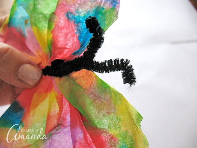 twist the pipe cleaners 