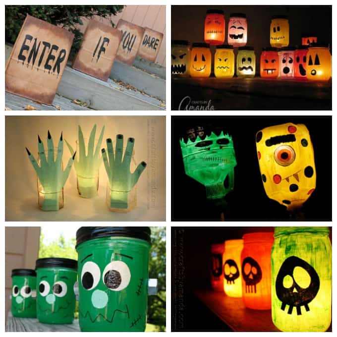 Luminary crafts collage