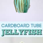 cardboard tube jellyfish pin image