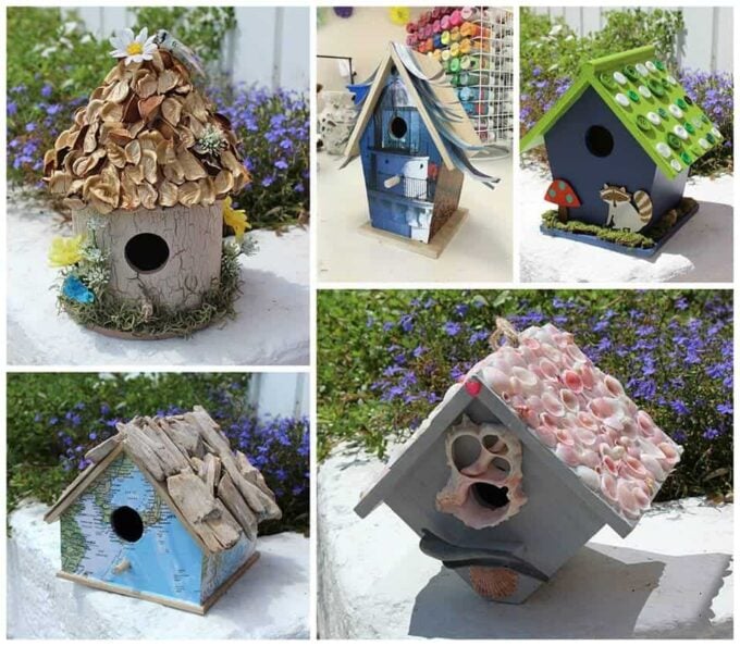 Birdhouse crafts are fun and can be so unique! Being creative can be challenging, but once you learn a few techniques you'll be ready to make your own!