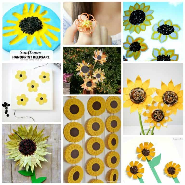 Sunflower Crafts & Recipes 50+ Sunflower ideas for kids and adults