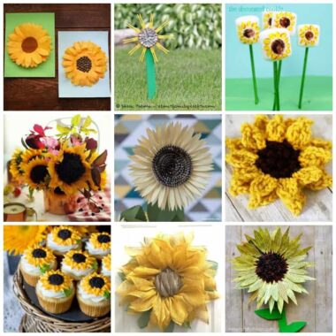 Making sunflower crafts is a fun way to usher in the fall season. These sunflower craft ideas range from preschool through full fledged adults, so have fun!
