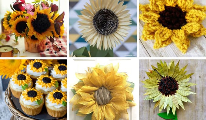 Sunflower Crafts & Recipes: 50+ Sunflower ideas for kids and adults