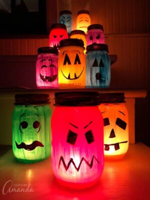 Halloween Luminaries - Crafts by Amanda - Halloween Crafts