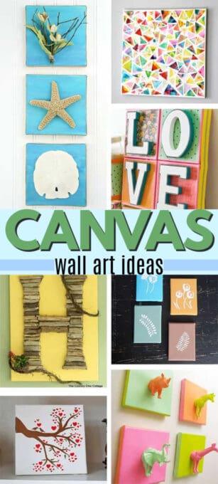 DIY Canvas Wall Art Ideas: 35+ canvas tutorials