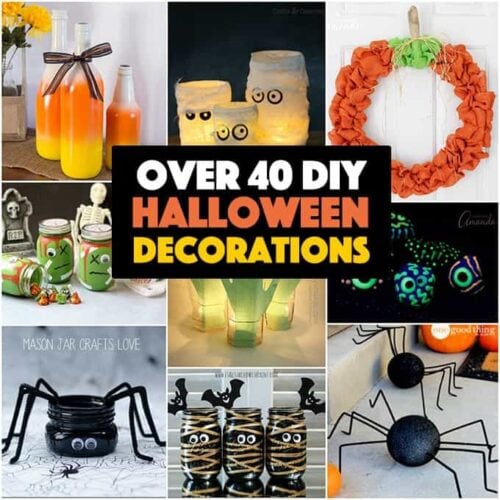 50+ DIY Halloween Decorations: homemade Halloween decor