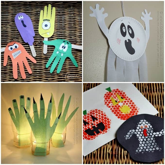 Fun Halloween crafts for kids, there are SOOOO many Halloween crafts on this site!