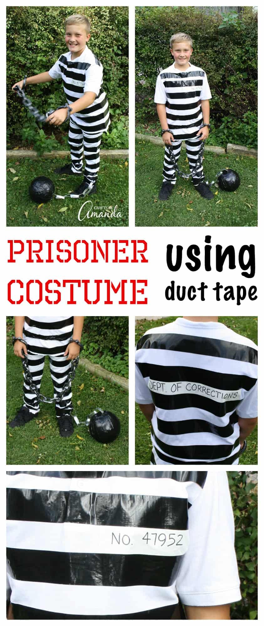 Duct Tape Prisoner Costume