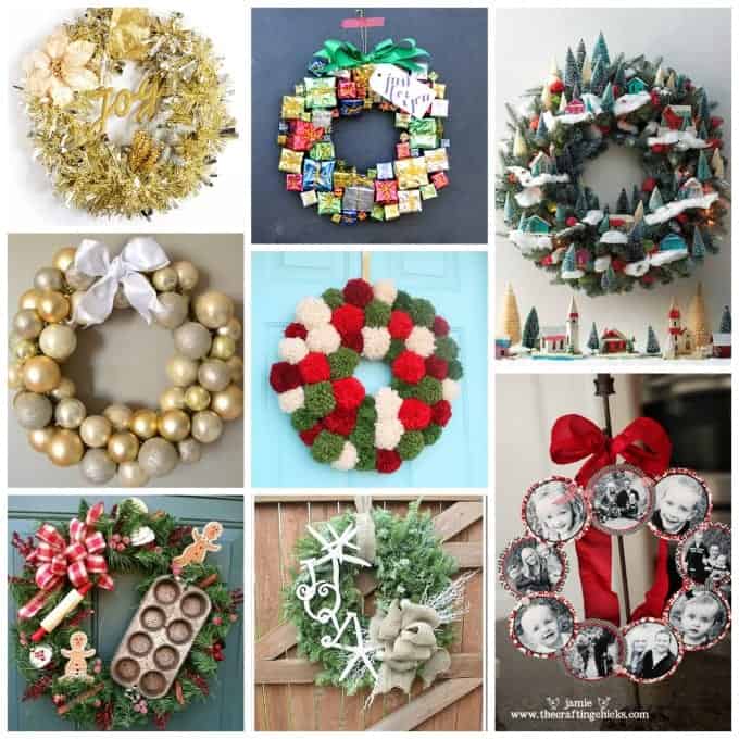 Download Christmas Wreaths 30 Diy Christmas Wreath Ideas You Can Make PSD Mockup Templates