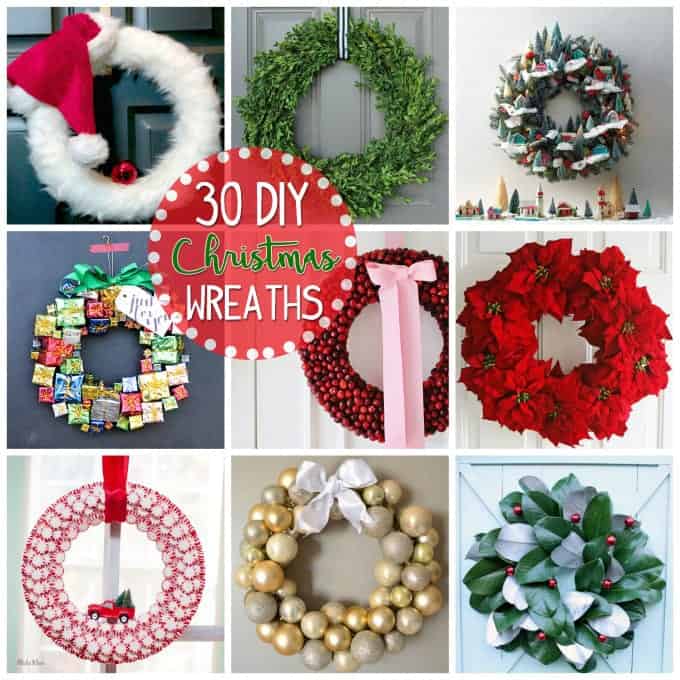 homemade christmas wreaths