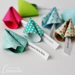 Paper fortune cookie messages are perfect for New Year's, birthday parties, Valentine's Day & other holidays. Paper fortune cookie messages are fun to make!