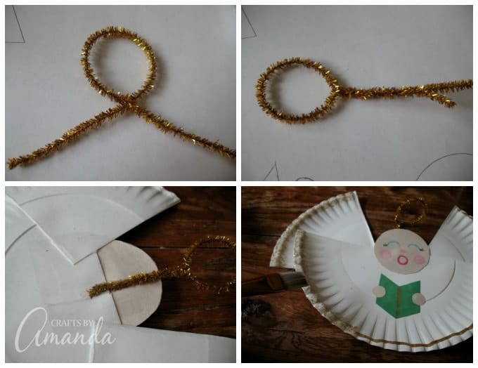 steps for making a Make a Paper Plate Angel