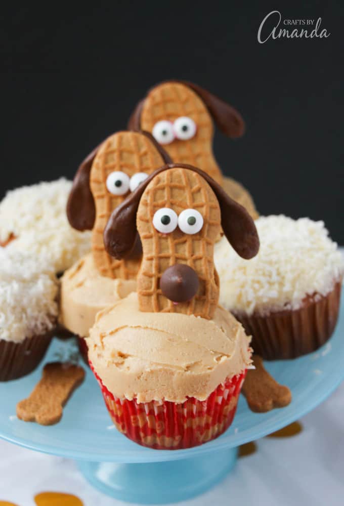 Dachshund Cookie Cupcakes ste 1