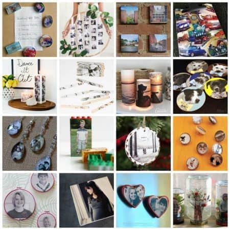 There are tons of DIY photo projects floating around the web, all of which are great ideas and fun to craft up! Make a DIY photo project as a gift for someone you love or turn them into a fun craft night project with friends and family. Here we gathered lots of awesome ideas to get you started.