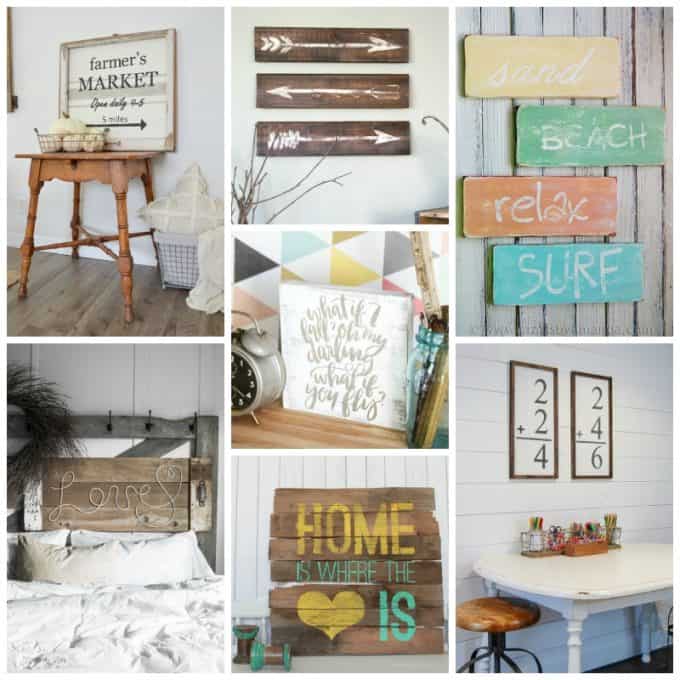 30+ DIY Rustic Sign Projects: a list of rustic beauties to get you ...