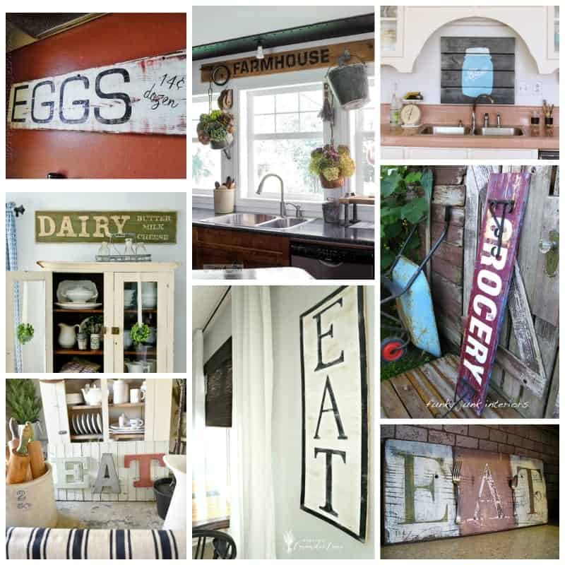 30 + DIY Rustic Sign ideas to get you started