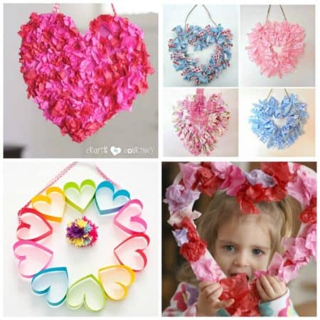 Valentine Wreaths 30+ DIY wreaths for Valentine's Day - Crafts by Amanda