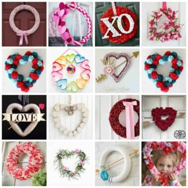 We've put together a collection of the most adorable wreaths giving tons or inspiration for creative minds all around.