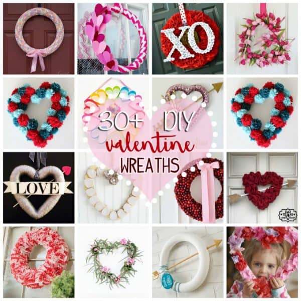 Valentine Wreaths 30 Diy Wreaths For Valentines Day Crafts By Amanda 6079