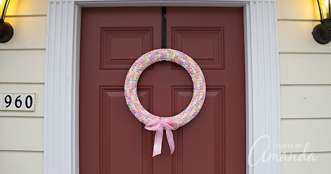 Conversation Heart Wreath