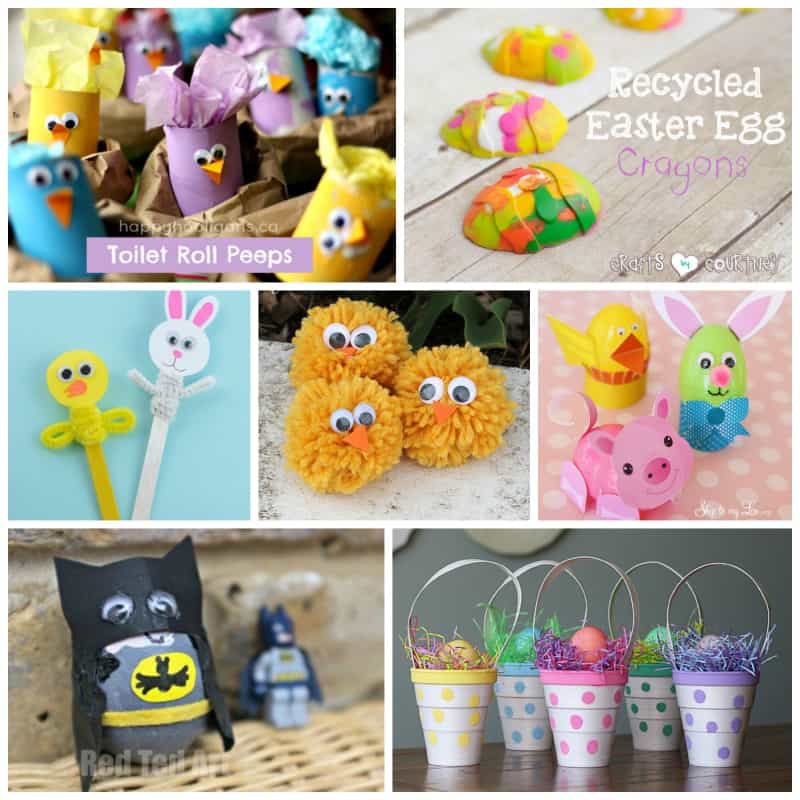 Lots of creative and adorable Easter crafts for kids!