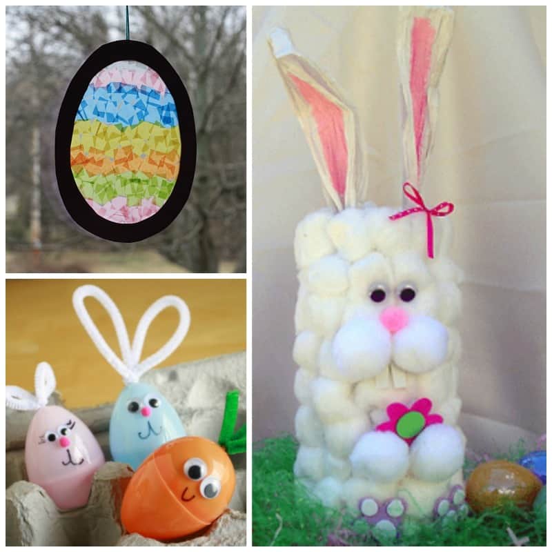 These Easter crafts are simple enough where you won't need tons of crazy supplies to make them. Enjoy the time well spent with your kids! 