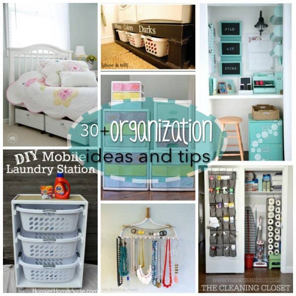 30+ Organization Ideas and Tips - Crafts by Amanda - Craft Collections