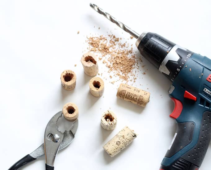 wine cork succulent planter magnets