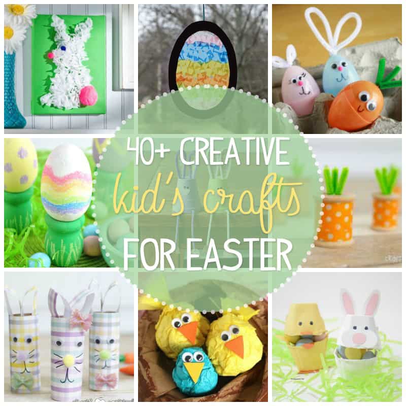 These 40+ Easter crafts are not only creative but they're full of colorful smiles and adorable bunnies! Can it get any better than that? Let's get crafty!