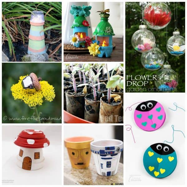 Kid's Garden Crafts: 28+ creative ideas for the little ones