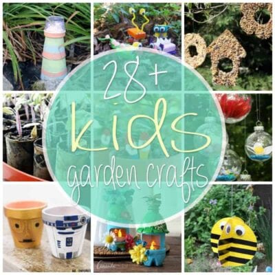 Kid's Garden Crafts: 28+ creative ideas for the little ones