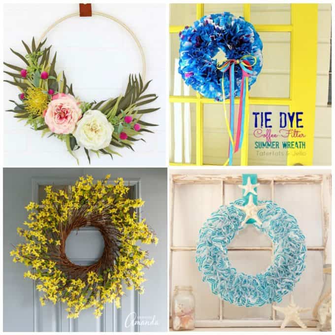 DIY Summer Wreaths 20+ beautiful statement wreaths for summer!