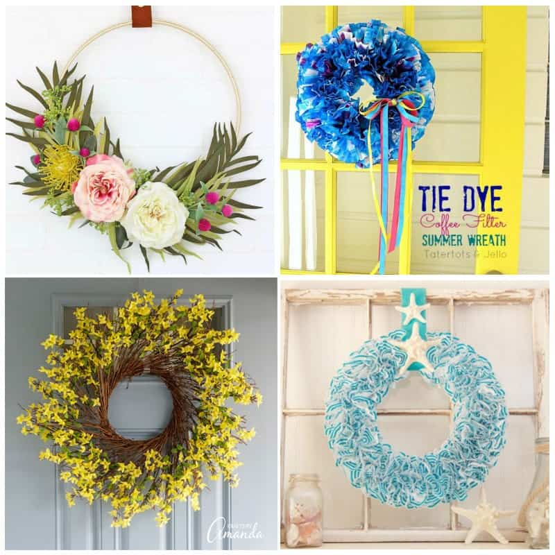 20 Summer Wreaths to Brighten Up Your Front Door