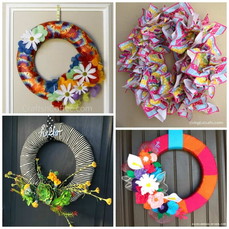 DIY Summer Wreaths: 20+ beautiful statement wreaths for summer!