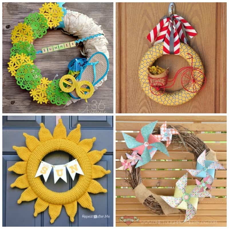 Summer wreath projects