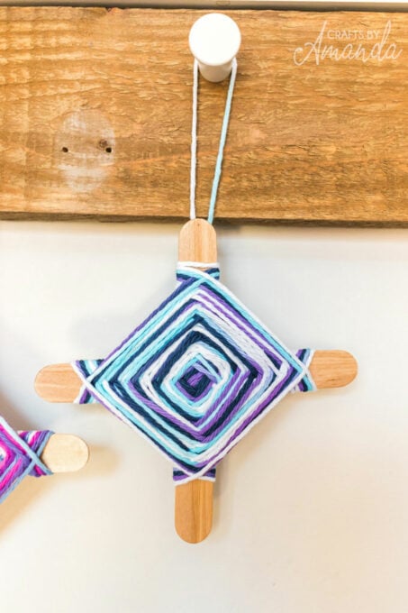 God's Eye Tutorial - Crafts by Amanda - Camp Crafts